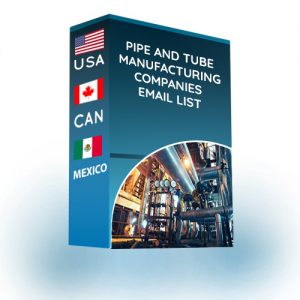 pipe tube manufacturing companies email list