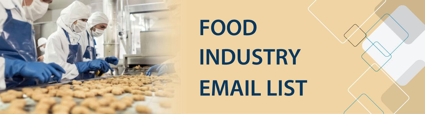 Food Industry Email List